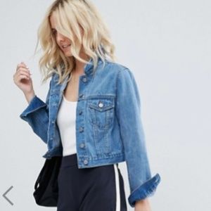 ASOS SHRUNKEN JEAN JACKET